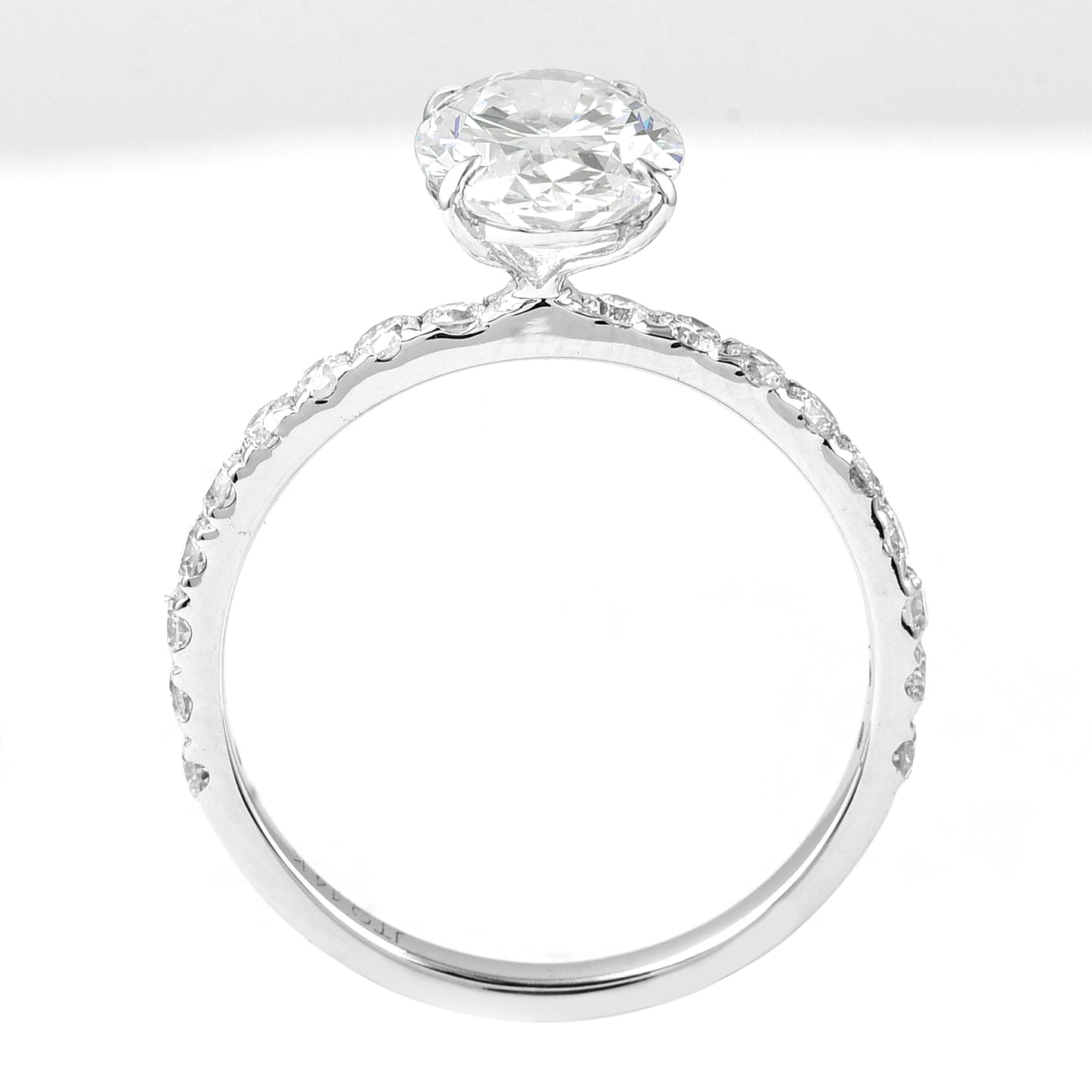 2.50 Carats Lab Grown Diamond 14K Gold Ring