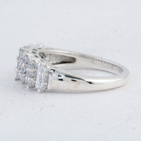 1.01 Ct Round Cubic Zirconia 925 Sterling Silver Ring