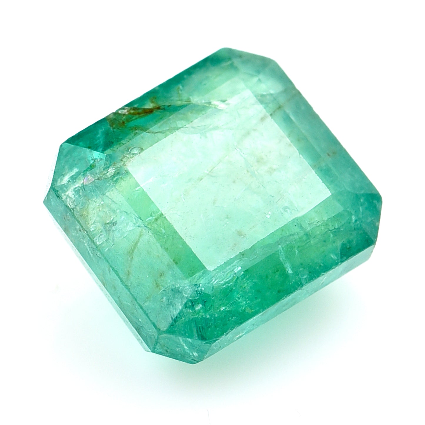 4.11 Natural Beryl Emerald Emerald Cut Gemstone