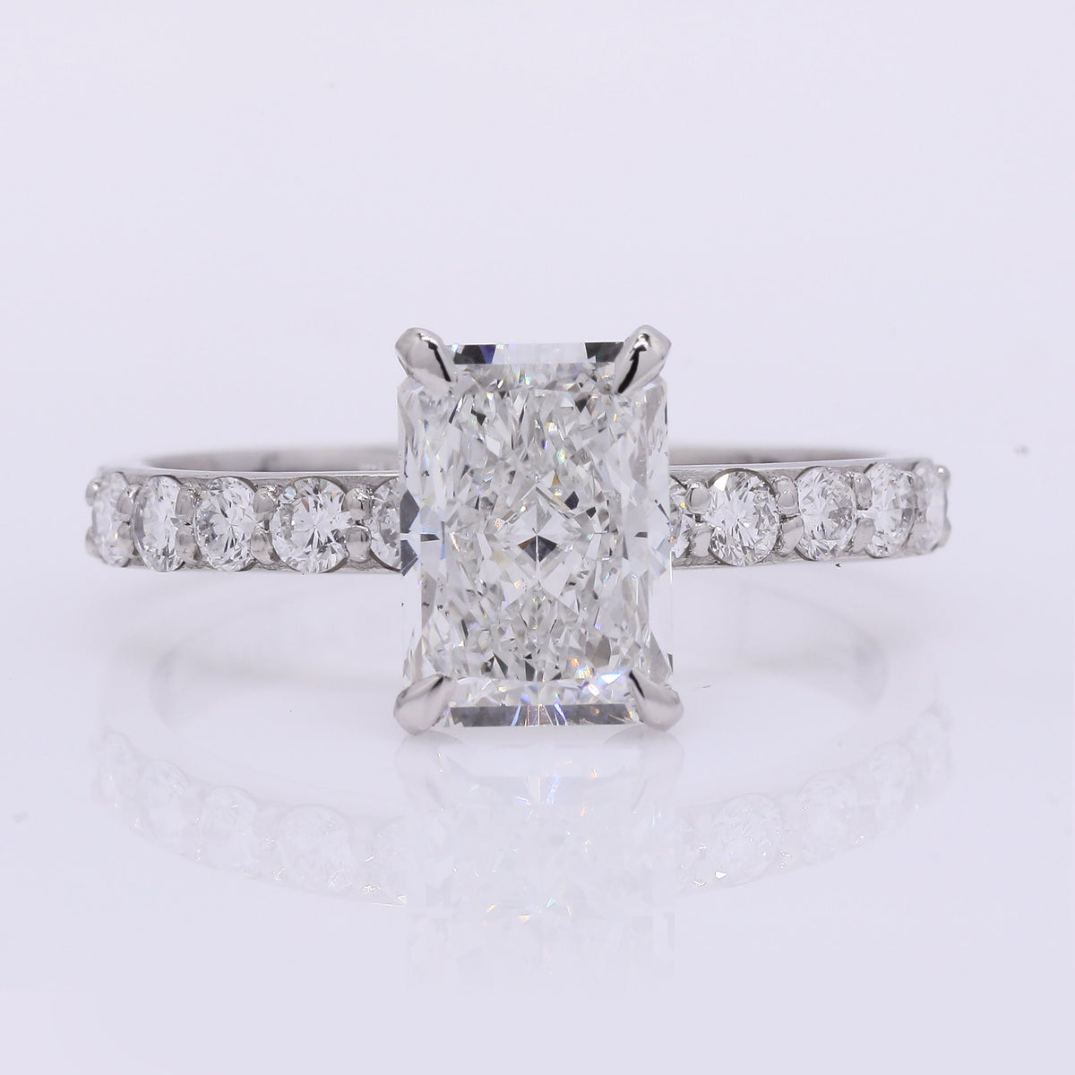 2.33 Carats Lab Grown Diamond 950 Platinum Ring