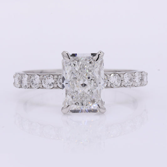 2.33 Carats Lab Grown Diamond 950 Platinum Ring