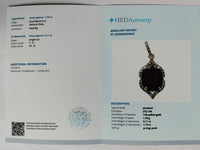1.85 Ct Oval Mixed Cut Natural Ruby 14K Gold Pendant