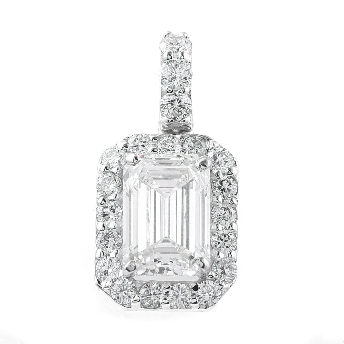 2.46 Carats Lab Grown Diamond 14K Gold Pendant