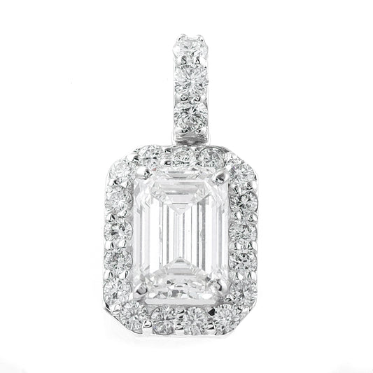 2.46 Carats Lab Grown Diamond 14K Gold Pendant