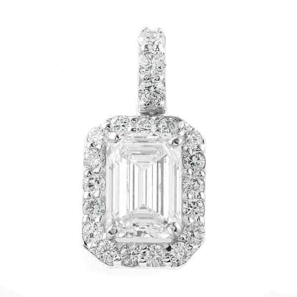 2.46 Carats Lab Grown Diamond 14K Gold Pendant