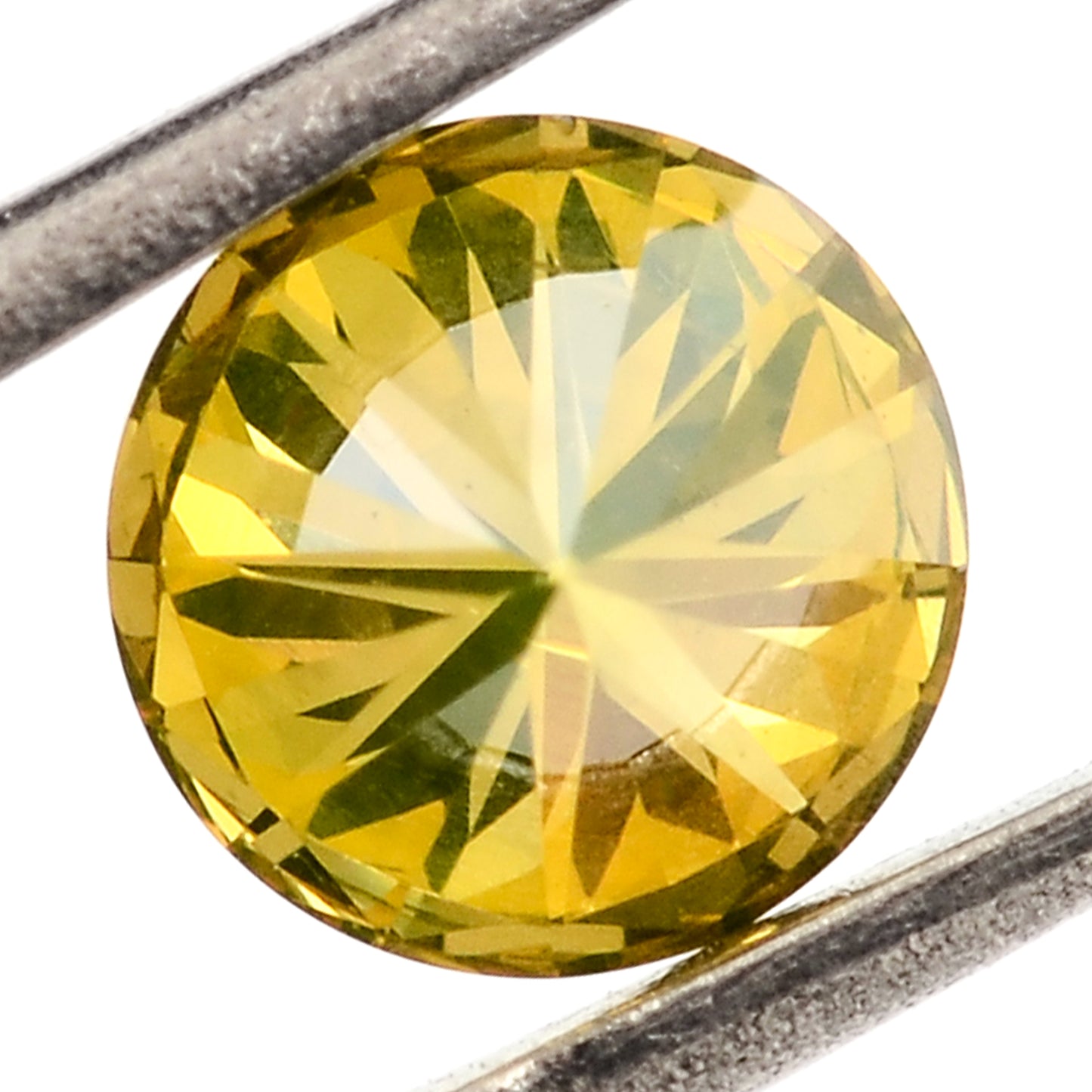 0.76 Yellow Diamond Round Loose Gemstone