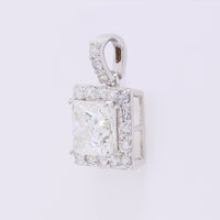 2.38 Carats Lab Grown Diamond 14K Gold Pendant