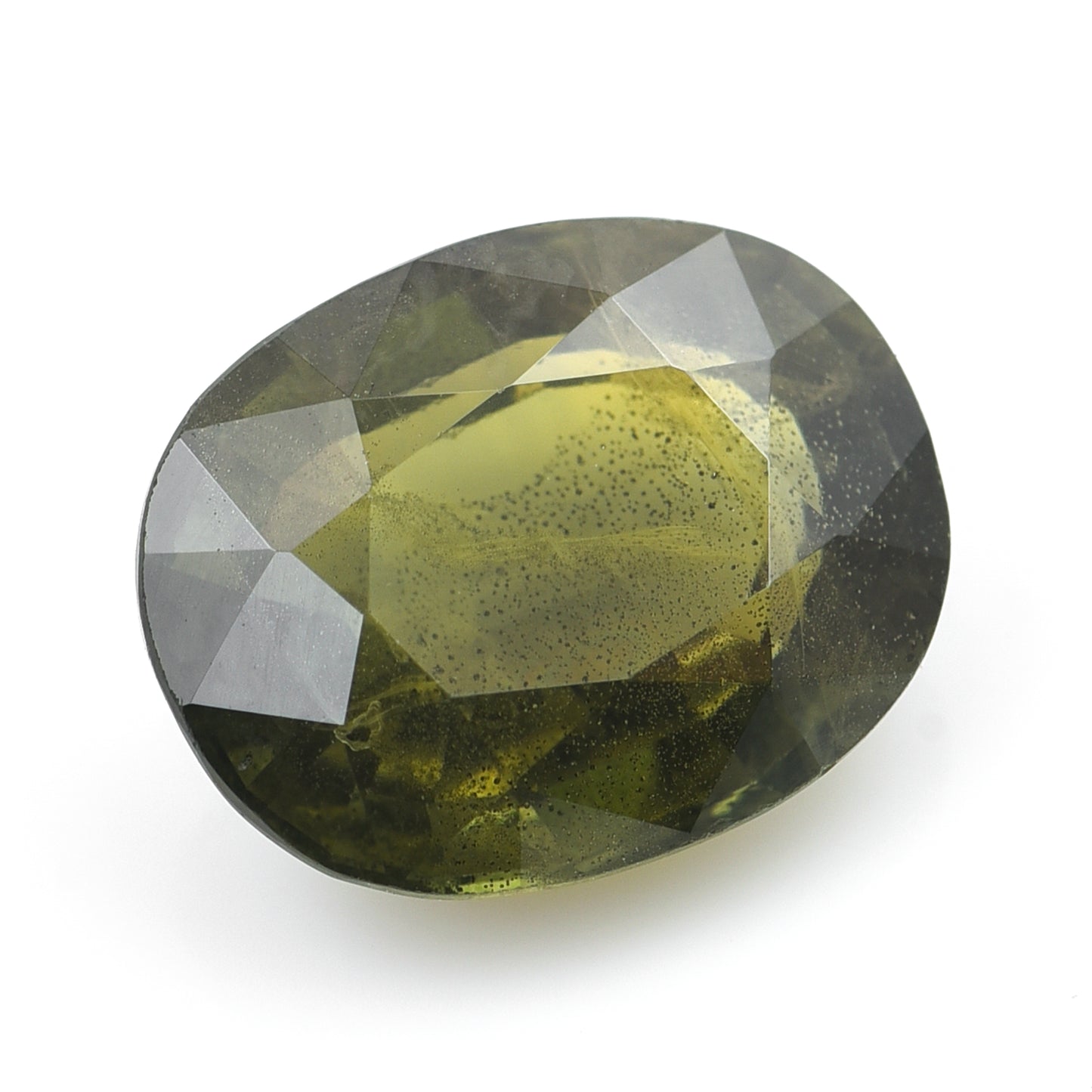 6.72 Natural Corundum Green Sapphire Rectangular Cushion Mixed Cut Gemstone