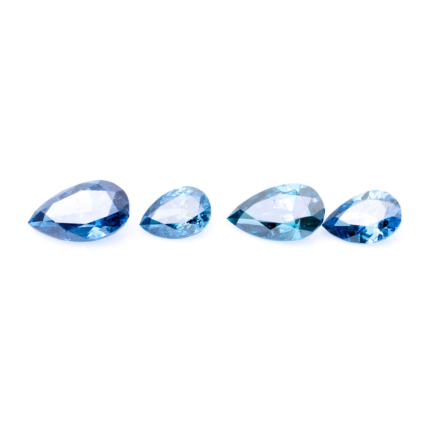 1.14 Blue Diamond Pear Loose Diamond