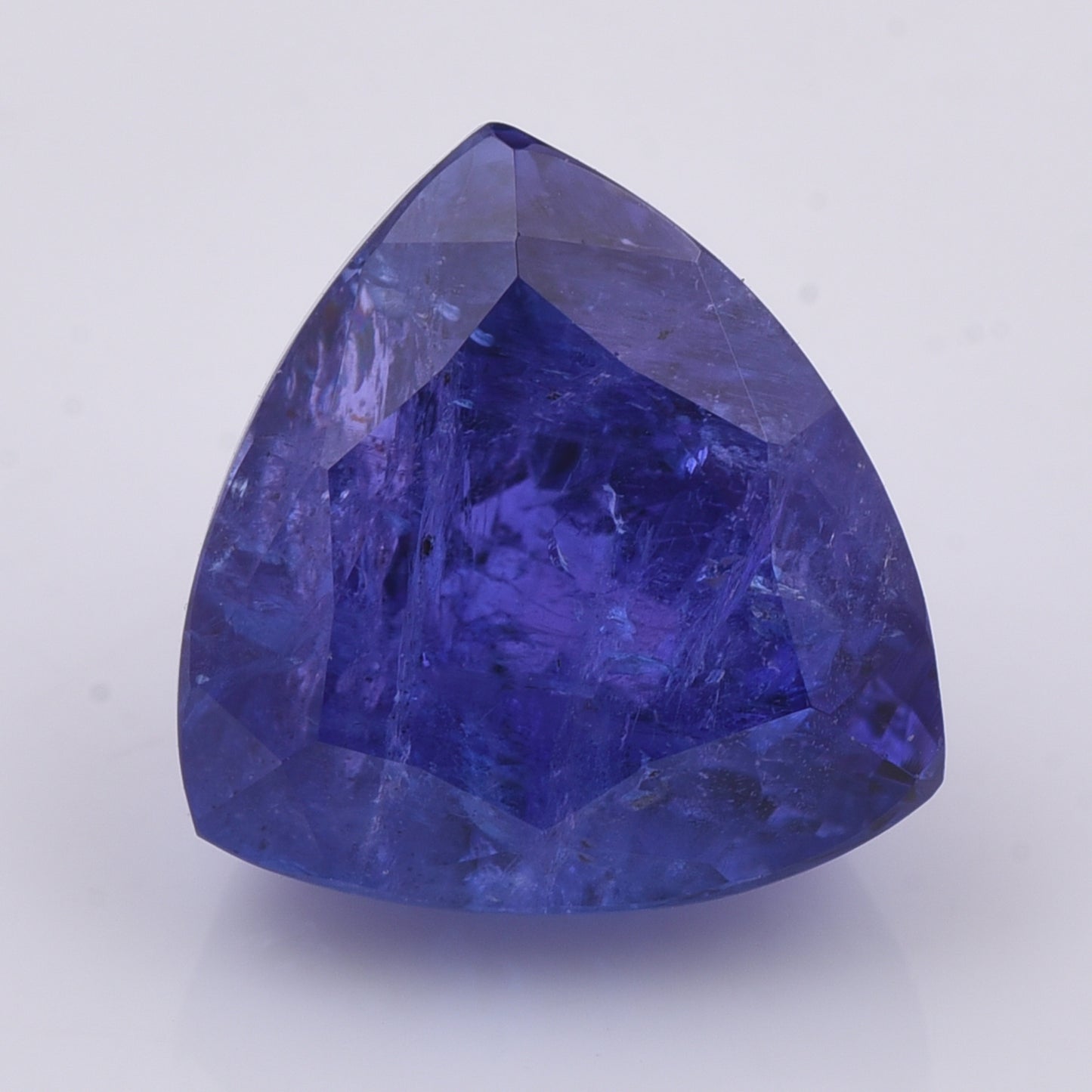 6.91 Natural Zoisite Tanzanite Triangular Mixed Cut Gemstone