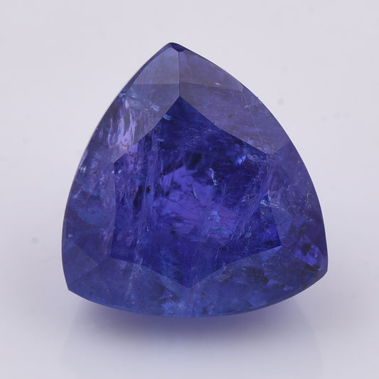6.91 Natural Zoisite Tanzanite Triangular Mixed Cut Gemstone