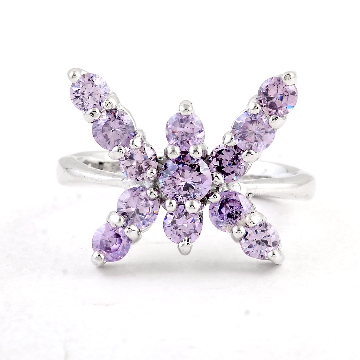 7.37 Ct Cubic Zirconia 925 Sterling Silver Ring