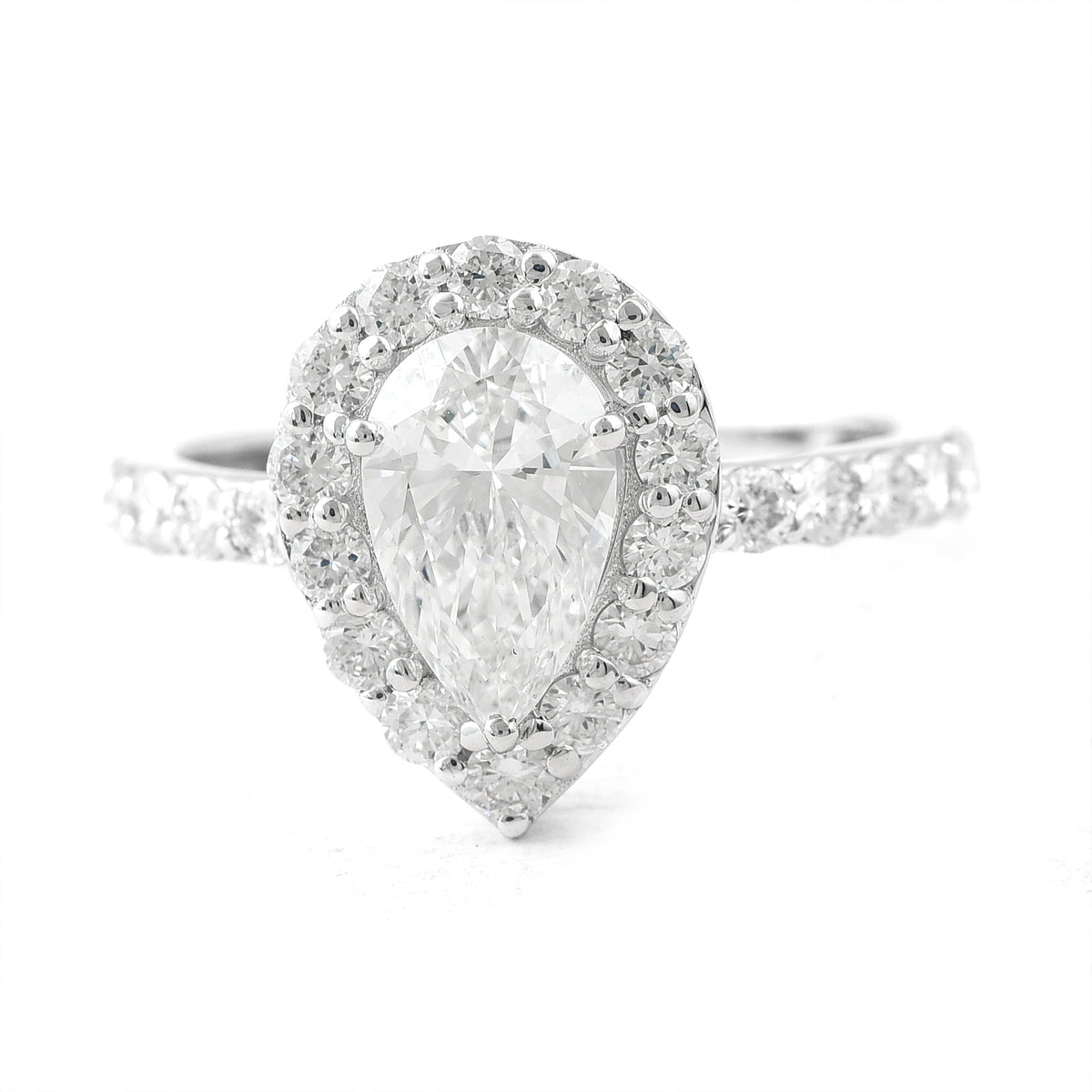 2.37 Carats Lab Grown Diamond 14K Gold Ring