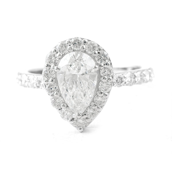 2.37 Carats Lab Grown Diamond 14K Gold Ring
