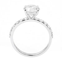 2.28 Carats Lab Grown Diamond 14K Gold Ring