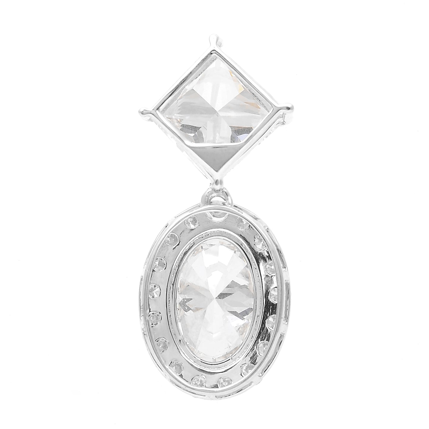 4.02 Carats Lab Grown Diamond 14K Gold Pendant