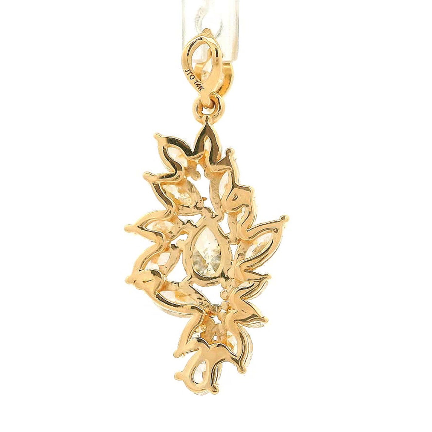 1.10 Ct Marquise Diamond 14K Gold Pendant