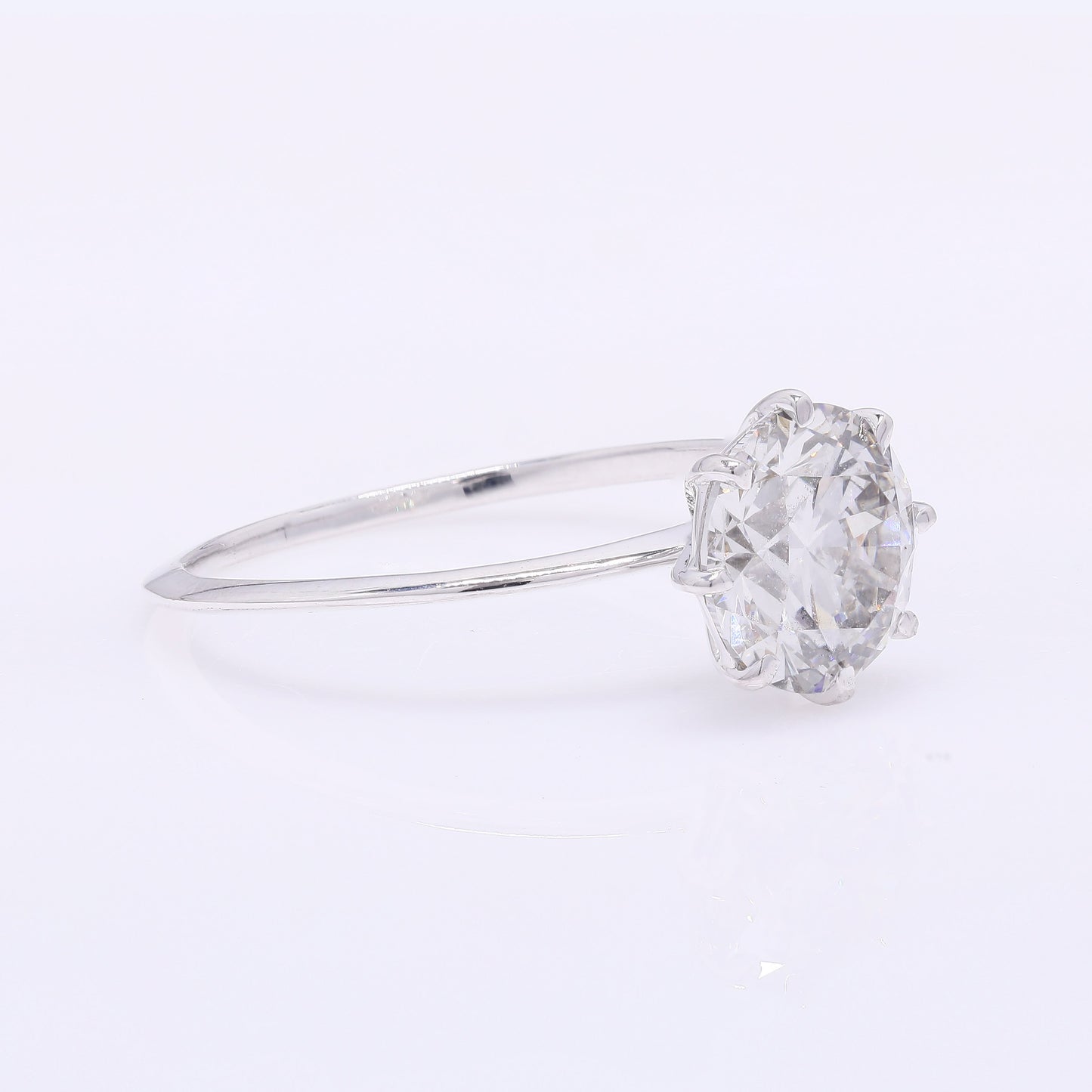 2.03 Carats Lab Grown Diamond 14K Gold Ring