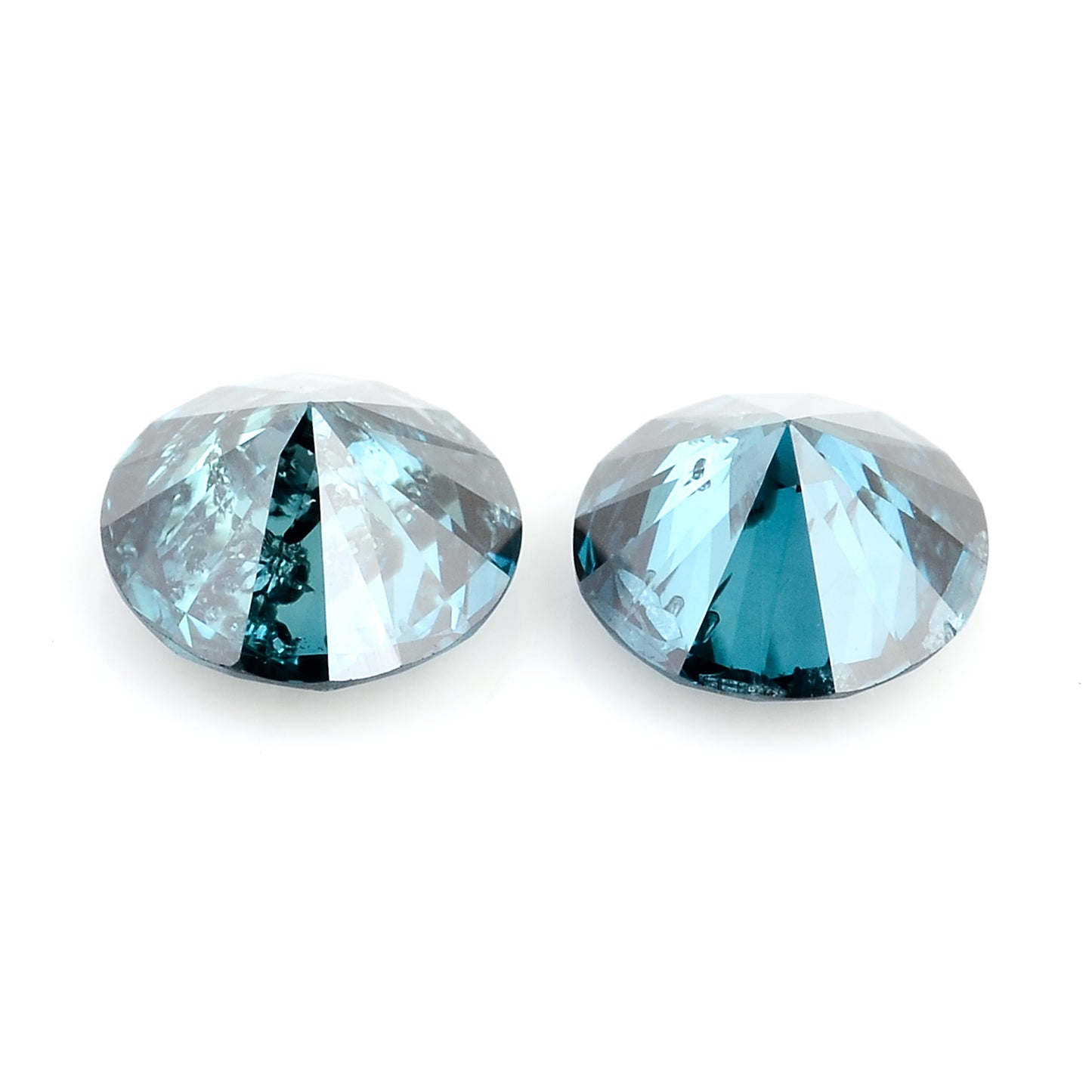 0.79 Blue Diamond Round Loose Gemstone