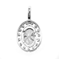 2.47 Carats Lab Grown Diamond 14K Gold Pendant