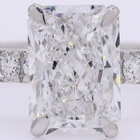 2.39 Carats Lab Grown Diamond 950 Platinum Ring