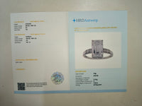 3.30 Carats Lab Grown Diamond 14K Gold Ring
