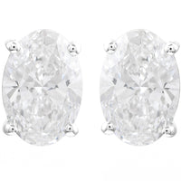 3.07 Carats Lab Grown Diamond 14K Gold Earrings