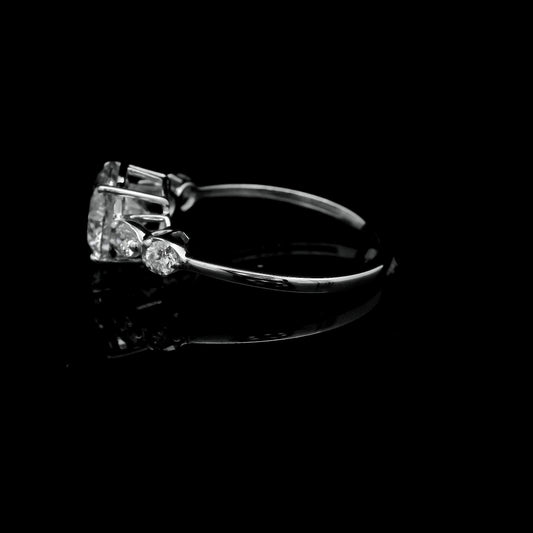 2.29 Ct Round Lab Grown Diamond 14K Gold Ring