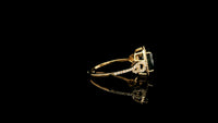 3.13 Ct Oval Natural Sapphire 14K Gold Ring