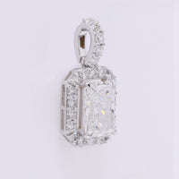 2.35 Carats Lab Grown Diamond 14K Gold Pendant