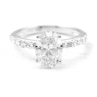 2.42 Carats Lab Grown Diamond 14K Gold Ring