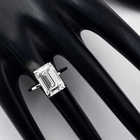 6.46 Carats Lab Grown Diamond 14K Gold Ring