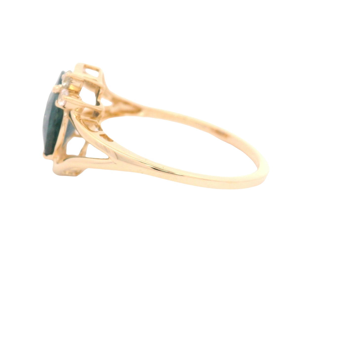 1.94 Ct Oval Sapphire 14K Gold Ring