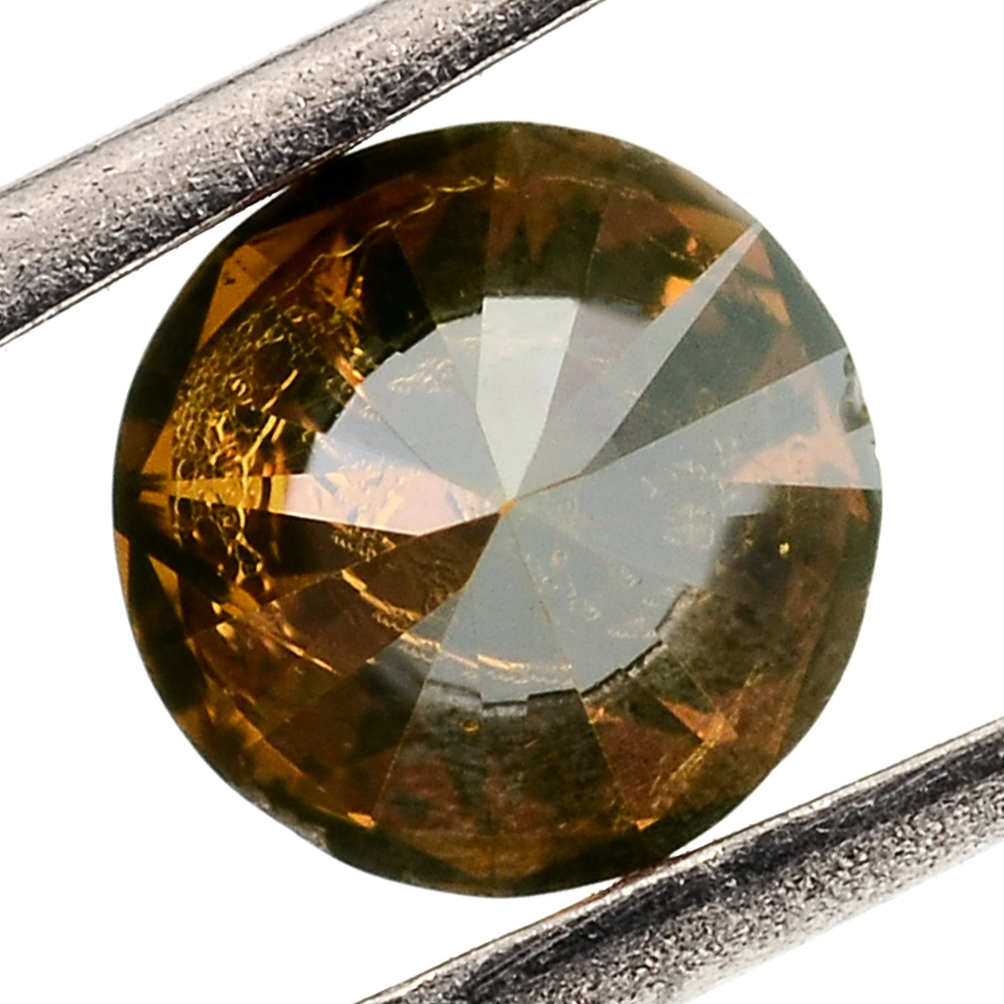 0.25 Red Diamond Round Loose Gemstone