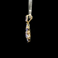 2.27 Ct Marquise Tanzanite 14K Gold Pendant