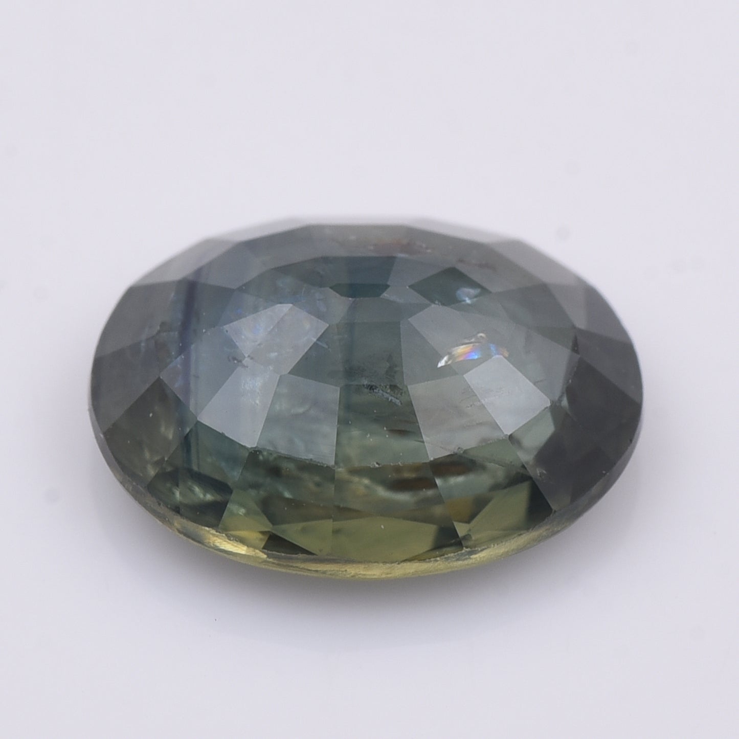 3.15 Natural Corundum Sapphire Oval Mixed Cut Gemstone