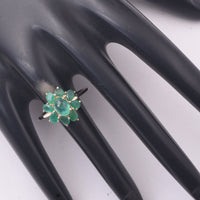 2.11 Ct Oval Emerald 9K Gold Ring