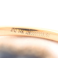 6.55 Ct Heart Cabochon Natural Sapphire 14K Gold Ring