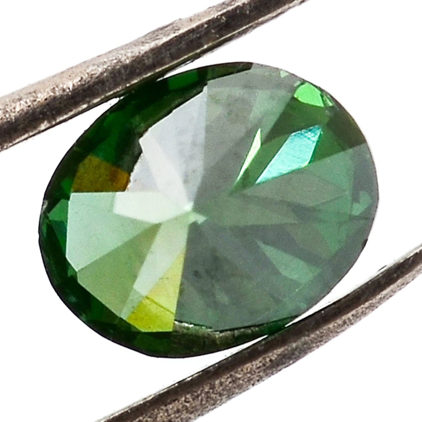 0.26 Green Diamond Oval Loose Diamond