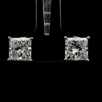 3.72 Carats Lab Grown Diamond 14K Gold Earrings