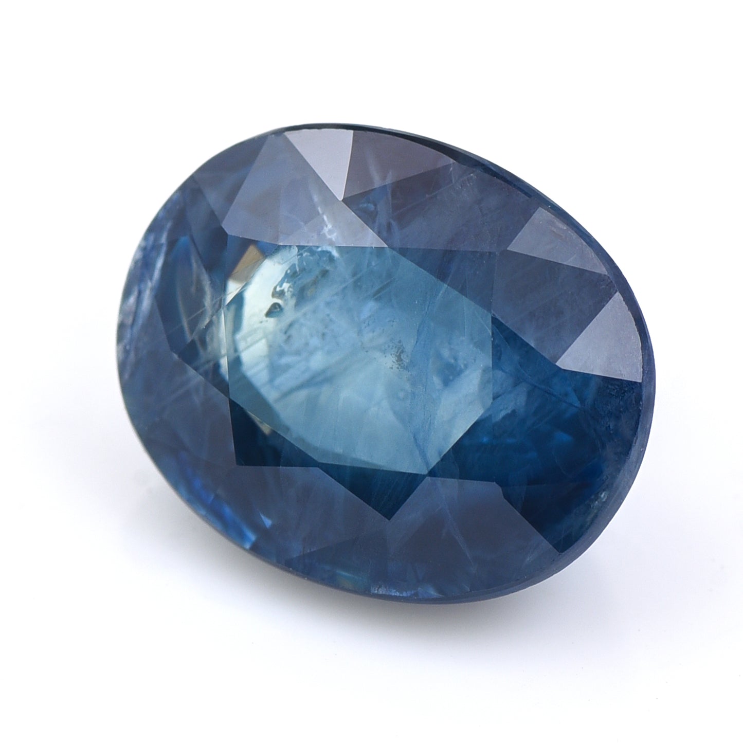 6.64 Natural Corundum Sapphire Oval Mixed Cut Gemstone