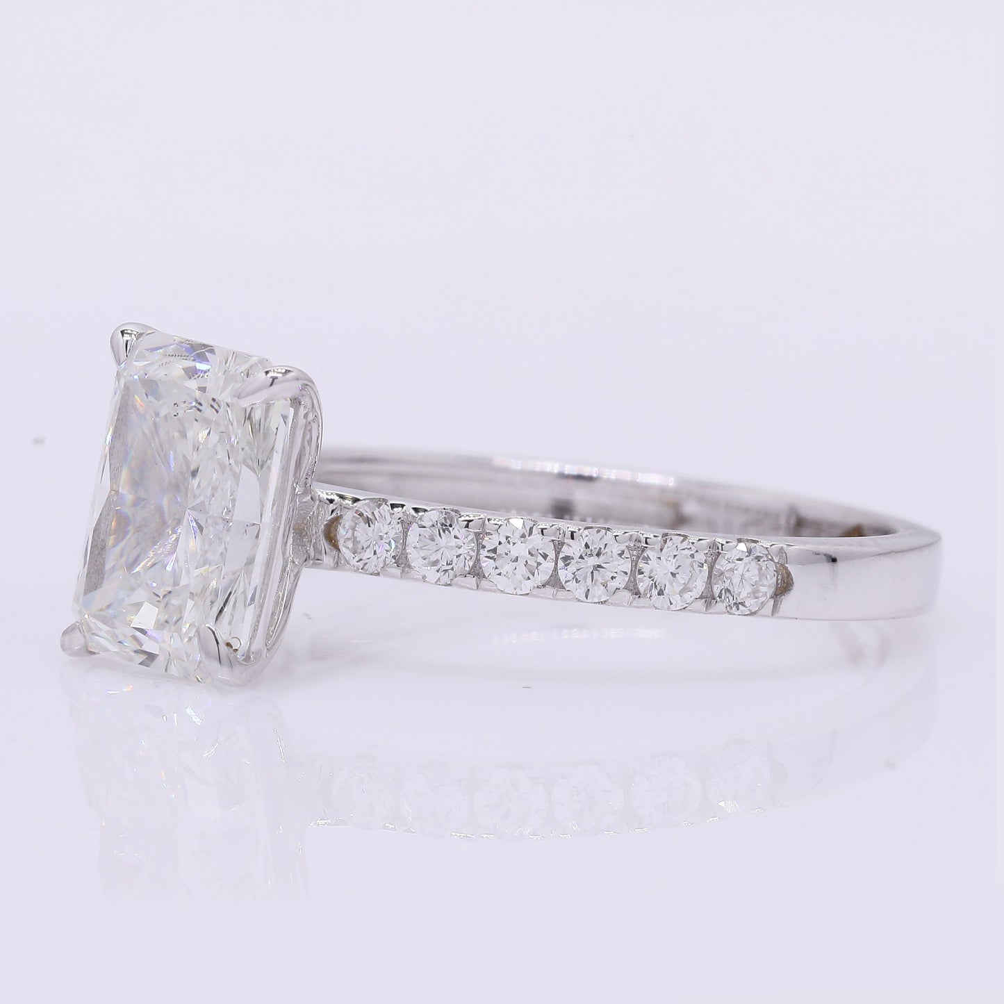 2.31 Carats Lab Grown Diamond 14K Gold Ring