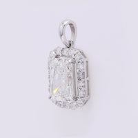 2.33 Carats Lab Grown Diamond 14K Gold Pendant