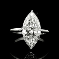 3.03 Carats Lab Grown Diamond 950 Platinum Ring