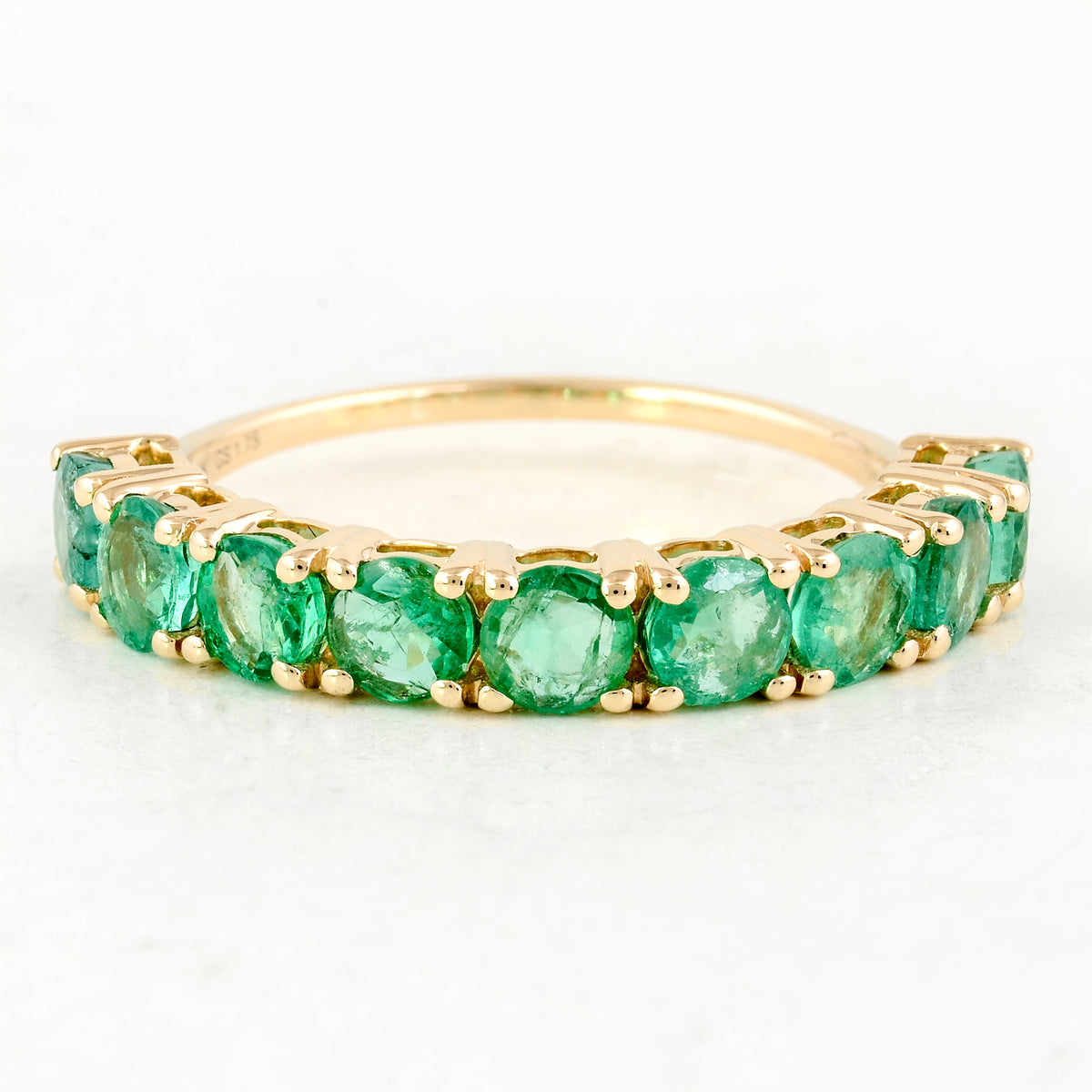 1.38 Carats Emerald 14K Gold Ring