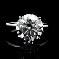 4.09 Carats Lab Grown Diamond 14K Gold Ring