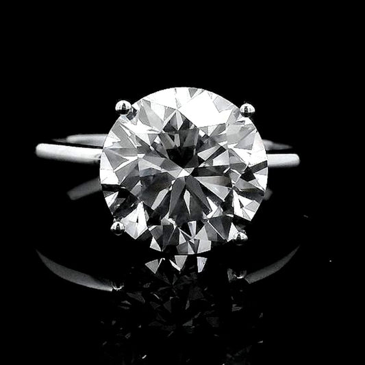 4.09 Carats Lab Grown Diamond 14K Gold Ring