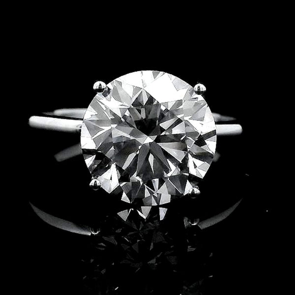 4.09 Carats Lab Grown Diamond 14K Gold Ring