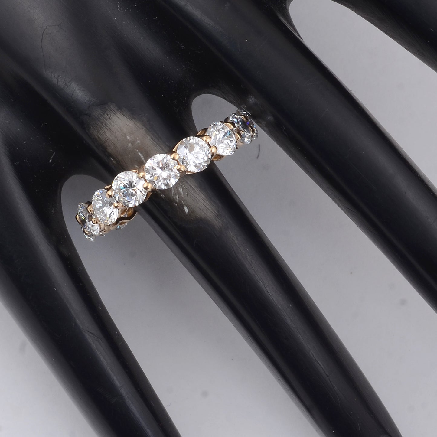 4.23 Carats Lab Grown Diamond 14K Gold Ring