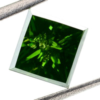 0.61 Green Diamond Sqaure Loose Gemstone